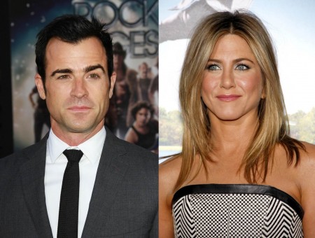 Justin Theroux and Jennifer Aniston. Photos: Andrew Evans / PR Photos; David Gabber / PR Photos