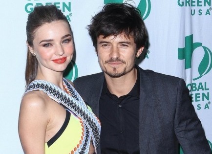Miranda Kerr and Orlando Bloom. Photo: Winston Burris / PR Photos