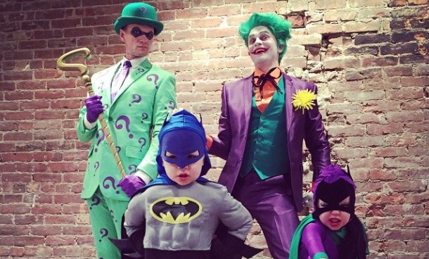 Cupid's Pulse Article: Neil Patrick Harris and Family Wear Gotham-Themed Halloween Costumes