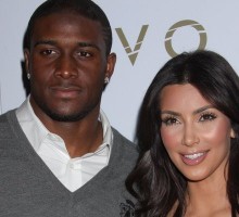 Kim Kardashian Supports Ex Reggie Bush