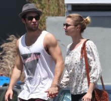 New Couple Emily VanCamp and Josh Bowman Pack on PDA