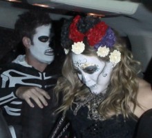 Hilary Duff and Mike Comrie Wear Day of the Dead Costumes