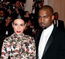 Celebrity News: Kim Kardashian Wears Floral Dress at Punk-Themed Met Gala with Kanye West