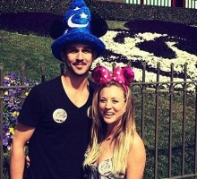 Kaley Cuoco and Ryan Sweeting Take Mini-Honeymoon at Disneyland