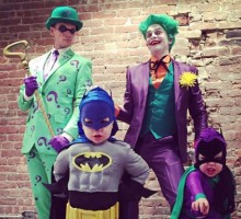 Neil Patrick Harris and Family Wear Gotham-Themed Halloween Costumes