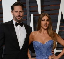 Joe Manganiello Lovingly Kisses Movie Advertisement of Celebrity Love Sofia Vergara