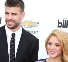 Shakira Cheers on Celebrity Love Gerard Pique at Soccer Match