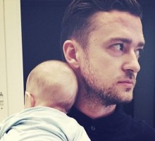 Justin Timberlake Shares Photos of Celebrity Baby Son Silas
