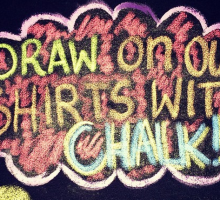 Product Review: Express Your Love With a Chalk Me UP! T-Shirt