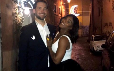 Cupid's Pulse Article: Celebrity Baby: Pregnant Serena Williams Gets Cozy with Boyfriend Alexis Ohanian on Babymoon