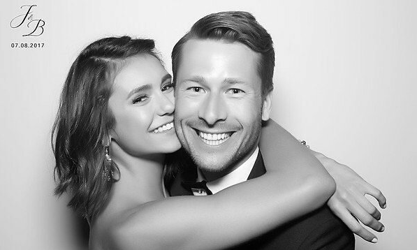 Cupid's Pulse Article: New Celebrity Couple: Nina Dobrev and Glen Powell Attend Julianne Hough’s Wedding Together
